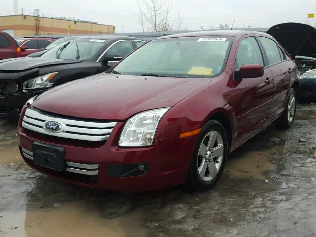 3FAHP07147R182783 - 2007 FORD FUSION SE RED photo 2