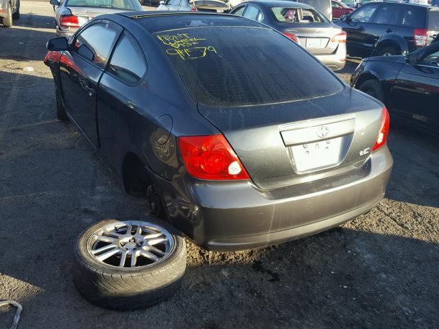 JTKDE177860080371 - 2006 TOYOTA SCION TC GRAY photo 3