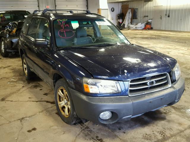 JF1SG636X5H704969 - 2005 SUBARU FORESTER 2 BLUE photo 1