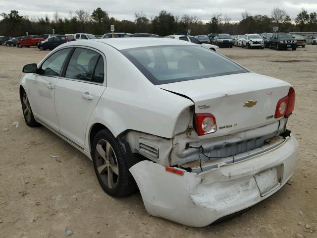 1G1ZC5EU8BF374047 - 2011 CHEVROLET MALIBU 1LT WHITE photo 3