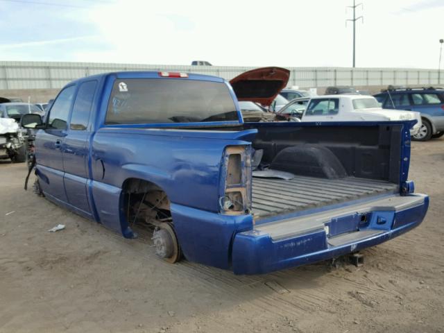 2GCEK19N431381591 - 2003 CHEVROLET SILVERADO BLUE photo 3