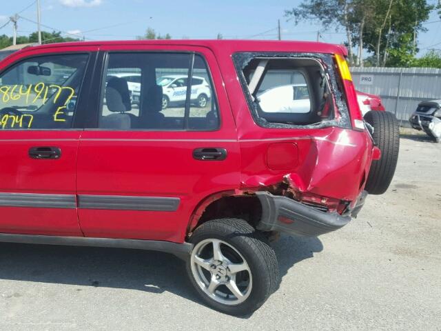 JHLRD1866XC041951 - 1999 HONDA CR-V EX RED photo 9