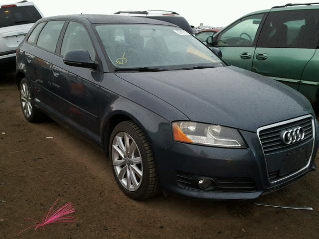 WAUHE78P29A077360 - 2009 AUDI A3 2.0T GRAY photo 1