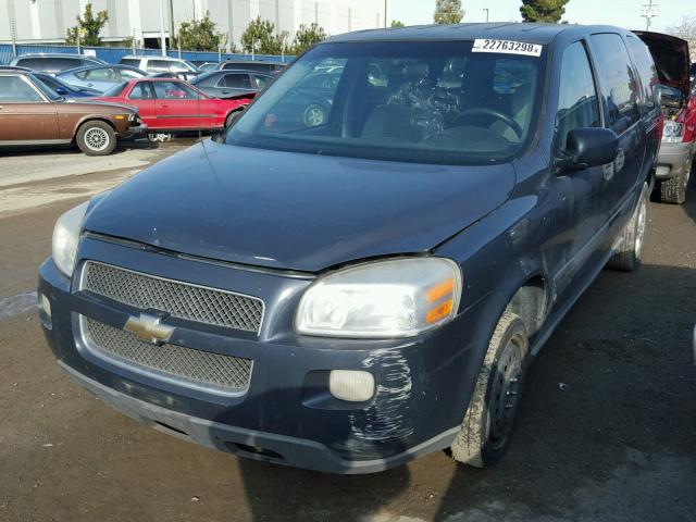 1GNDV23108D112537 - 2008 CHEVROLET UPLANDER L BLACK photo 2