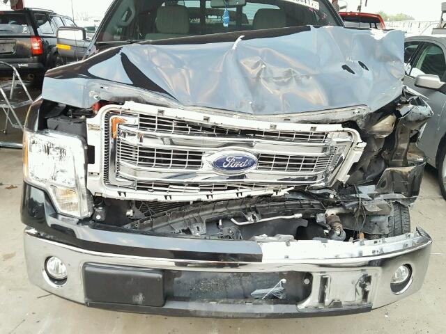 1FTFX1CF8DKG47624 - 2013 FORD F150 SUPER BLACK photo 7