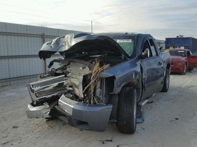 2GCEC130X81183048 - 2008 CHEVROLET SILVERADO GRAY photo 2