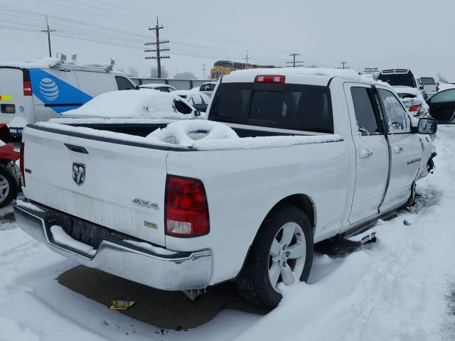 1C6RD7GP0CS292501 - 2012 DODGE RAM 1500 S WHITE photo 4