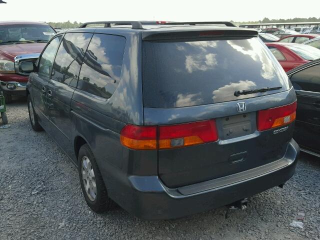 5FNRL18693B134122 - 2003 HONDA ODYSSEY EX BLUE photo 3