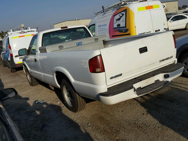 1GCCS14W31K111109 - 2001 CHEVROLET S TRUCK S1 WHITE photo 3