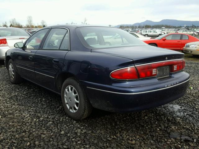 2G4WS52J511265263 - 2001 BUICK CENTURY CU BLUE photo 3