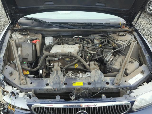 2G4WS52J511265263 - 2001 BUICK CENTURY CU BLUE photo 7