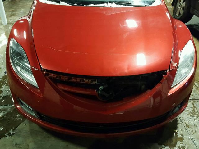 1YVHZ8BH6A5M24727 - 2010 MAZDA 6 I RED photo 9