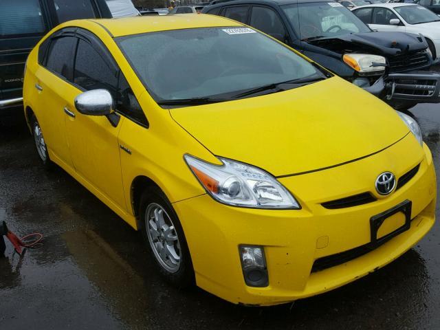 JTDKN3DU5A1015209 - 2010 TOYOTA PRIUS YELLOW photo 1