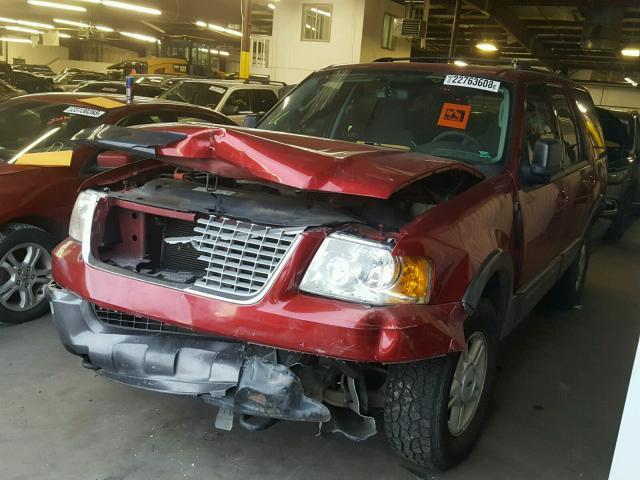 1FMFU16L74LB74945 - 2004 FORD EXPEDITION RED photo 2