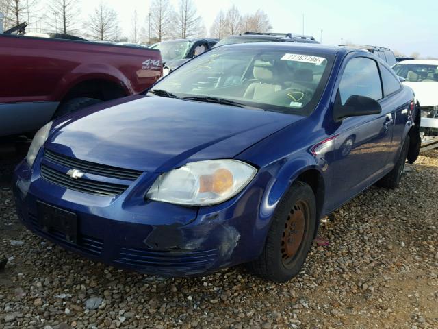 1G1AK15F277143236 - 2007 CHEVROLET COBALT LS BLUE photo 2