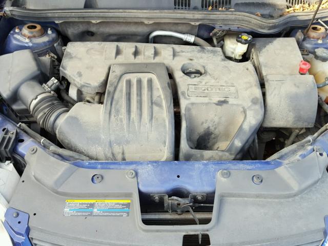 1G1AK15F277143236 - 2007 CHEVROLET COBALT LS BLUE photo 7