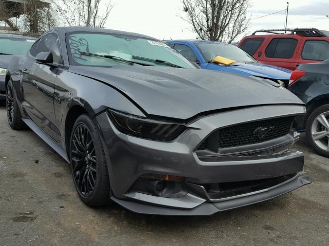 1FA6P8CF4H5250642 - 2017 FORD MUSTANG GT CHARCOAL photo 1