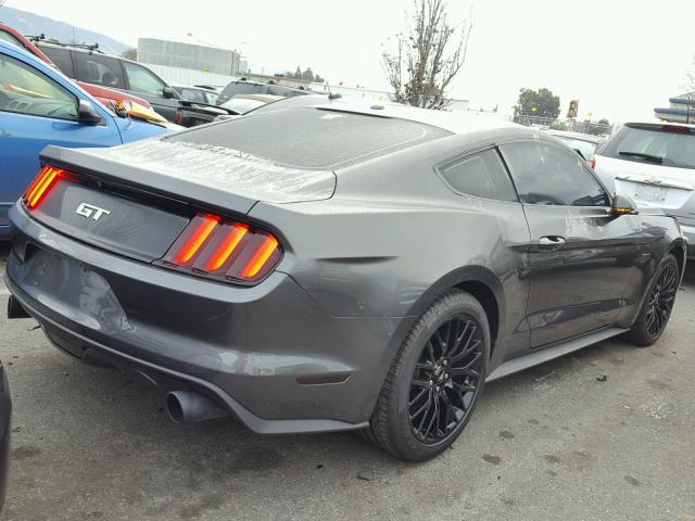 1FA6P8CF4H5250642 - 2017 FORD MUSTANG GT CHARCOAL photo 4