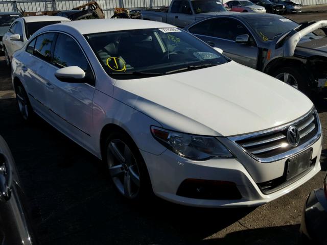 WVWHP7AN0CE531725 - 2012 VOLKSWAGEN CC LUXURY WHITE photo 1