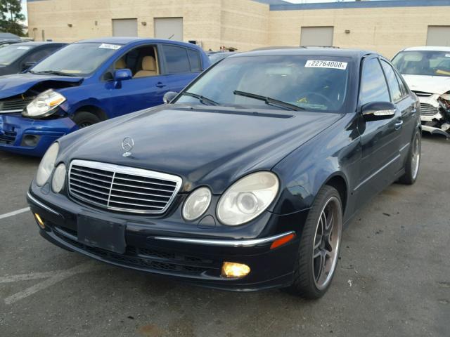 WDBUF56J66A949518 - 2006 MERCEDES-BENZ E 350 BLACK photo 2