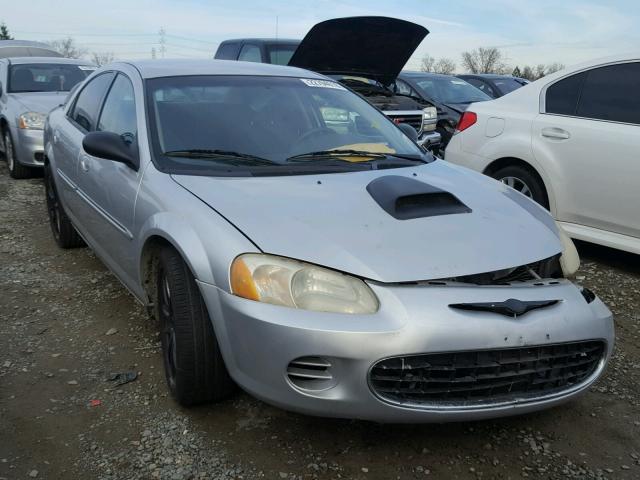 1C3EL46X61N659928 - 2001 CHRYSLER SEBRING LX SILVER photo 1