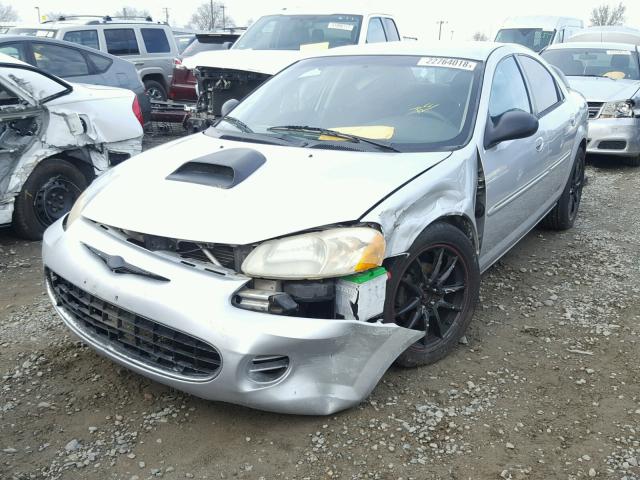 1C3EL46X61N659928 - 2001 CHRYSLER SEBRING LX SILVER photo 2