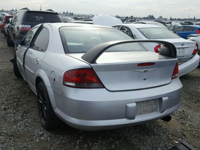 1C3EL46X61N659928 - 2001 CHRYSLER SEBRING LX SILVER photo 3