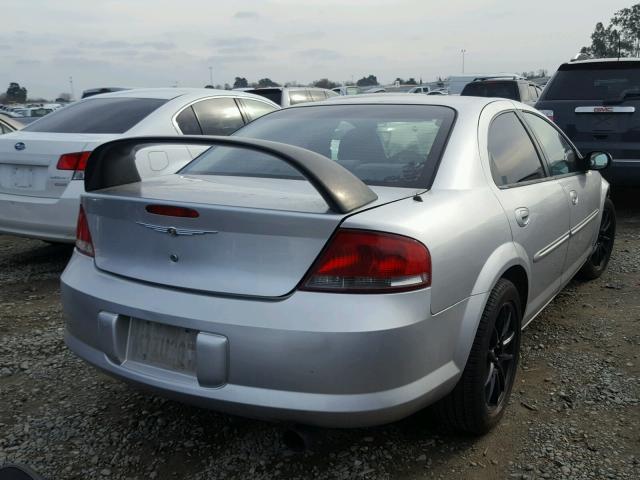 1C3EL46X61N659928 - 2001 CHRYSLER SEBRING LX SILVER photo 4