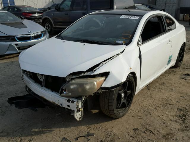 JTKDE177670178929 - 2007 TOYOTA SCION TC WHITE photo 2