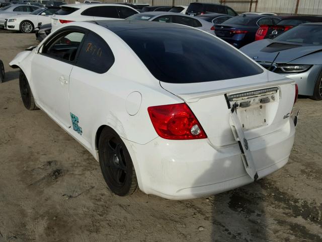 JTKDE177670178929 - 2007 TOYOTA SCION TC WHITE photo 3