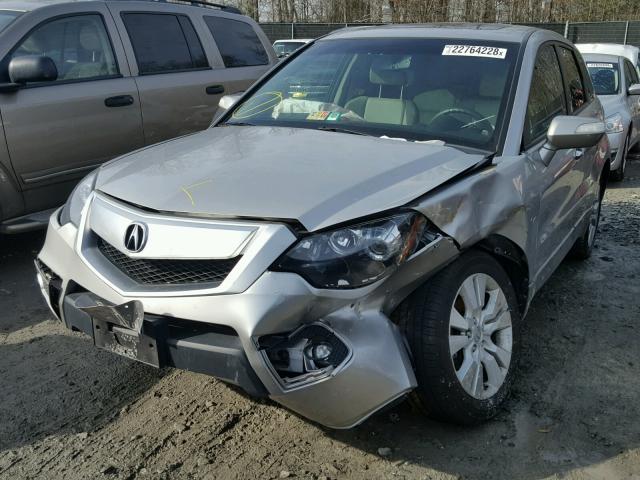 5J8TB1H26CA003195 - 2012 ACURA RDX SILVER photo 2