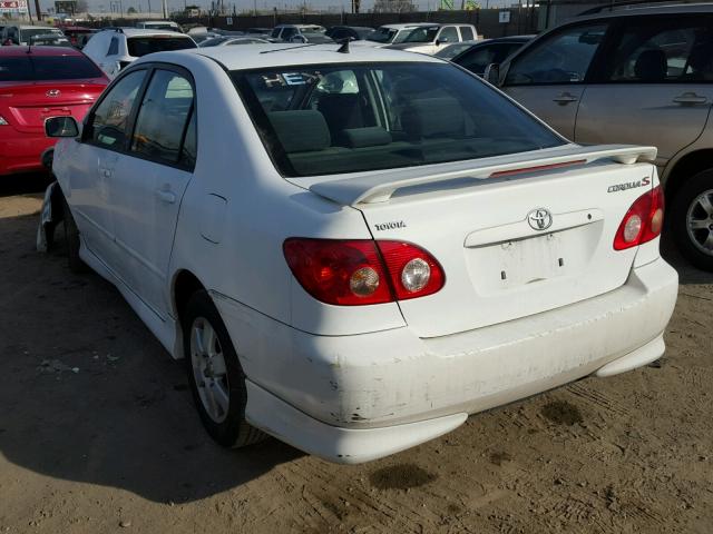 1NXBR32E26Z708238 - 2006 TOYOTA COROLLA CE WHITE photo 3