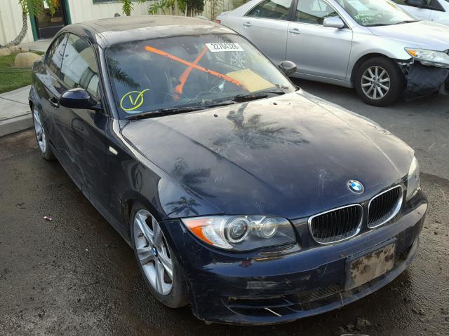 WBAUP93589VF48434 - 2009 BMW 128 I BLUE photo 1