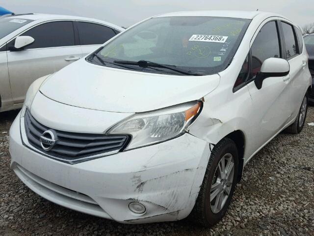 3N1CE2CP0EL382272 - 2014 NISSAN VERSA NOTE WHITE photo 2