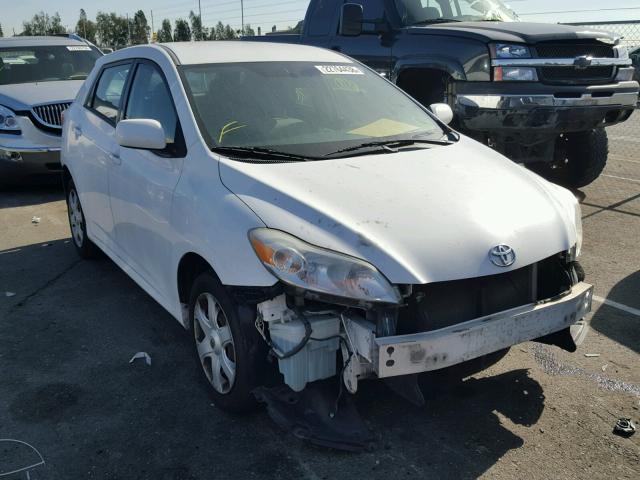 2T1KE40E09C011046 - 2009 TOYOTA COROLLA MA WHITE photo 1