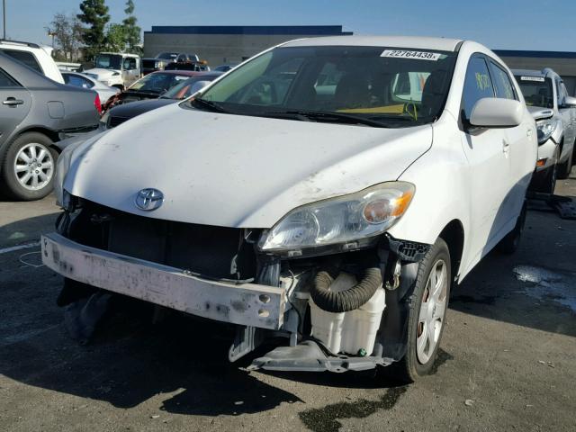 2T1KE40E09C011046 - 2009 TOYOTA COROLLA MA WHITE photo 2