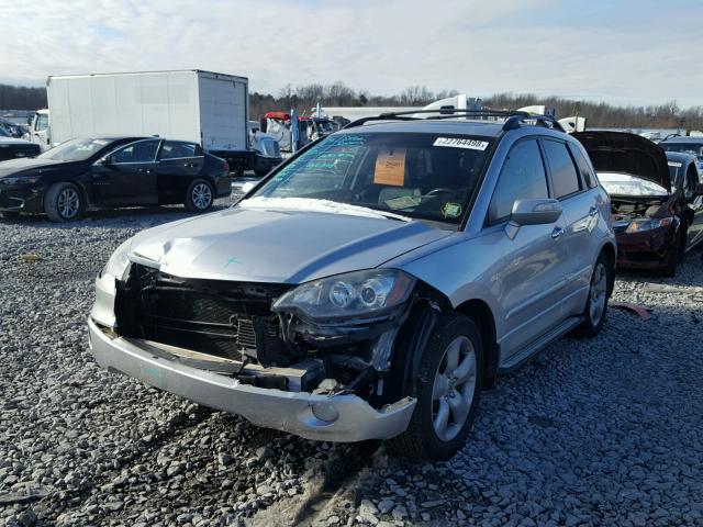 5J8TB18577A015923 - 2007 ACURA RDX TECHNO SILVER photo 2