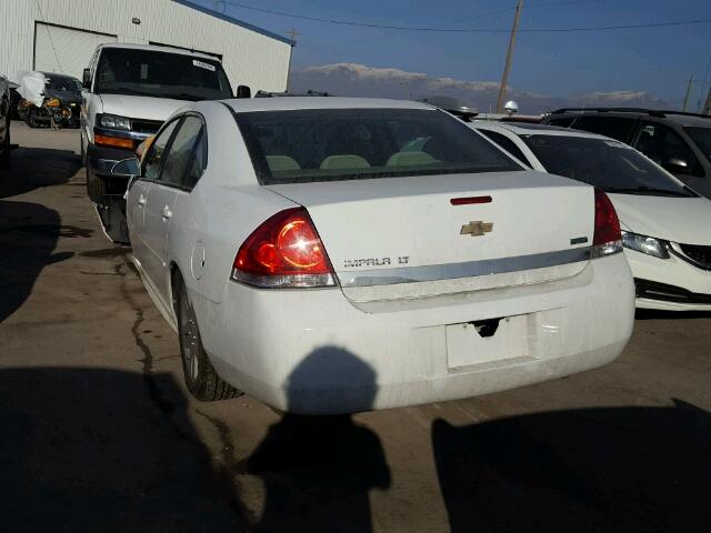 2G1WB5EK7A1252306 - 2010 CHEVROLET IMPALA LT WHITE photo 3