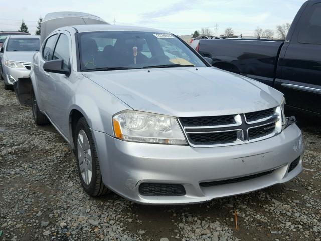 1B3BD4FB4BN509819 - 2011 DODGE AVENGER EX SILVER photo 1