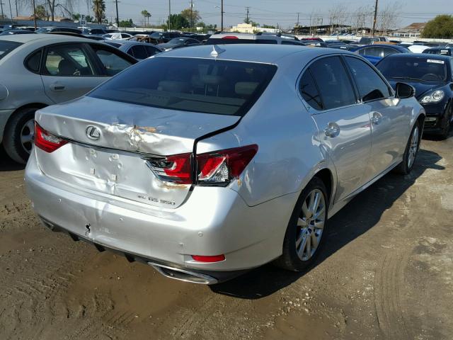 JTHCE1BL2D5014520 - 2013 LEXUS GS 350 SILVER photo 4