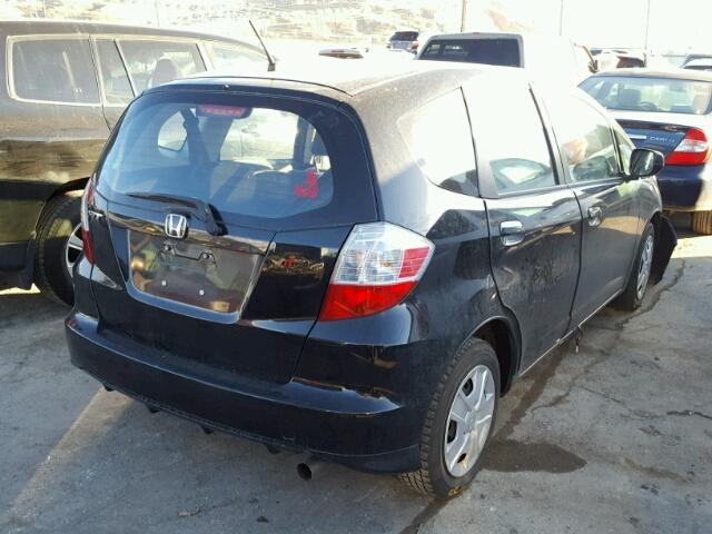 JHMGE8H33DC022008 - 2013 HONDA FIT Чорний фото 4