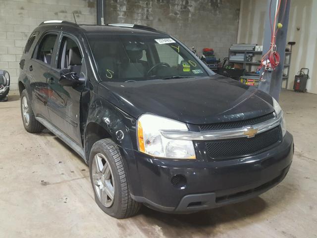 2CNDL43F286039994 - 2008 CHEVROLET EQUINOX LT BLACK photo 1