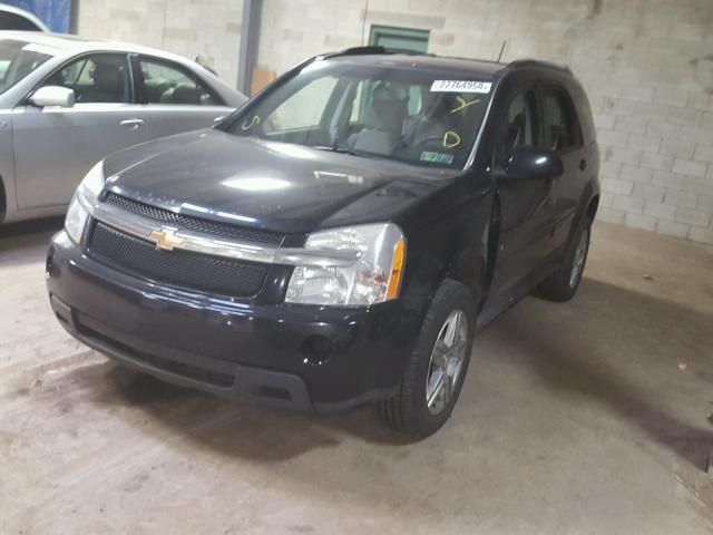 2CNDL43F286039994 - 2008 CHEVROLET EQUINOX LT BLACK photo 2