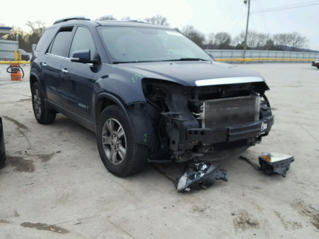 1GKEV23768J307565 - 2008 GMC ACADIA SLT BLUE photo 1