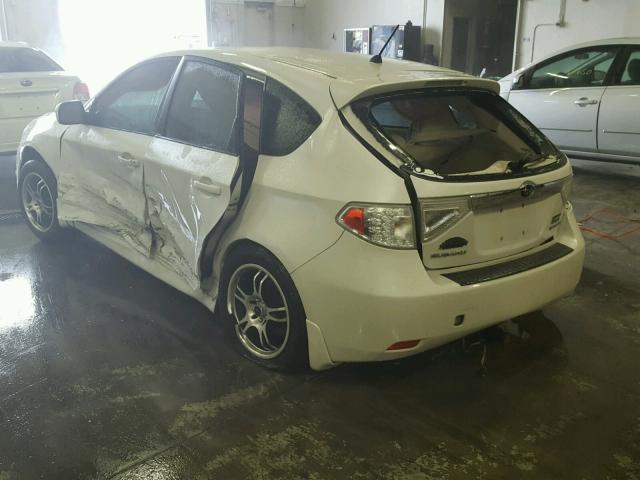 JF1GH61679H811201 - 2009 SUBARU IMPREZA 2. WHITE photo 3