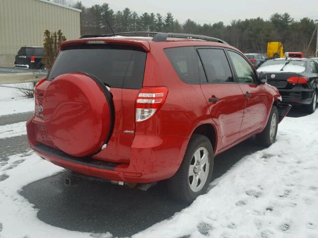 JTMJF4DV0A5035951 - 2010 TOYOTA RAV4 RED photo 4