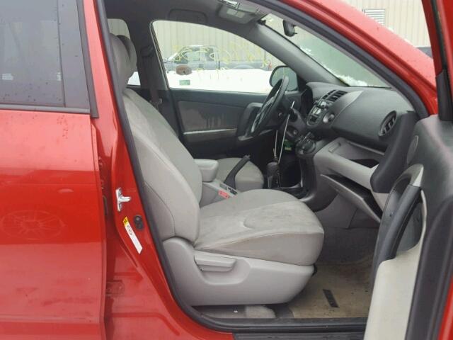 JTMJF4DV0A5035951 - 2010 TOYOTA RAV4 RED photo 5