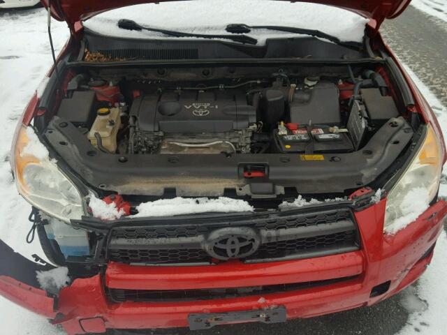 JTMJF4DV0A5035951 - 2010 TOYOTA RAV4 RED photo 7