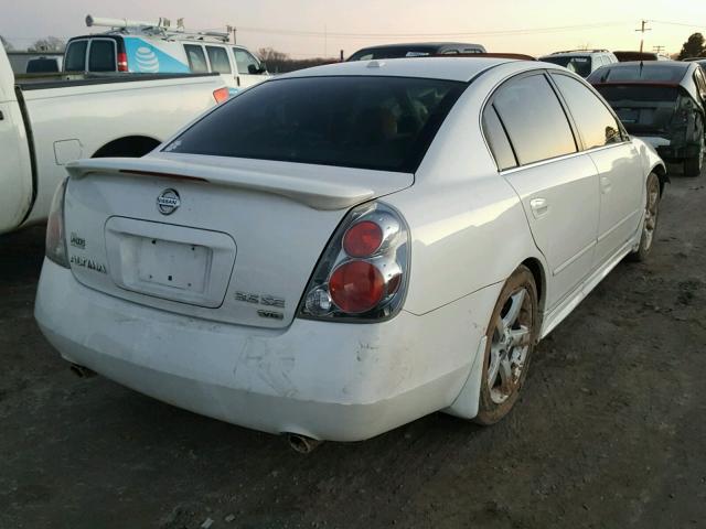 1N4BL11E76C234049 - 2006 NISSAN ALTIMA SE WHITE photo 4