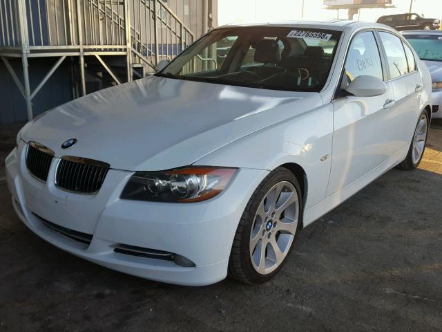 WBAVB73528P102089 - 2008 BMW 335 I WHITE photo 2